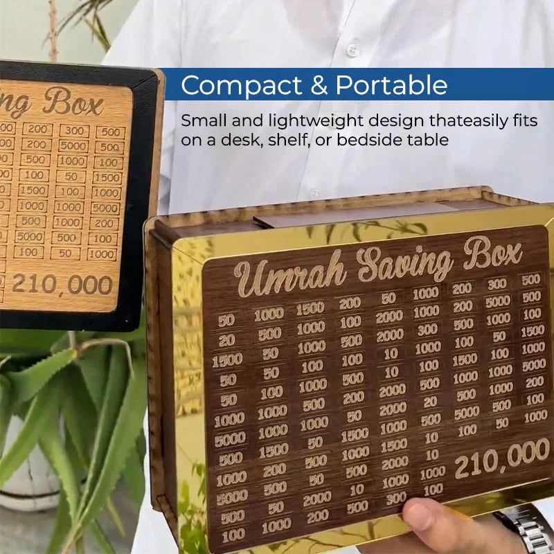 Umrah Saving Box "Journey to Makkah Starts Here